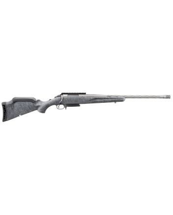 Ruger 46914 American Rifle Gen II Full Size 270 Win 4+1 20" Cobalt Cerakote Threaded Barrel, Picatinny Rail Steel Receiver, Gray Splatter Adjustable Synthetic Stock