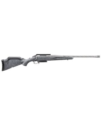 Ruger 46915 American Rifle Gen II Full Size 300 Win Mag 3+1 20" Cobalt Cerakote Threaded Barrel, Picatinny Rail Steel Receiver, Gray Splatter Adjustable Synthetic Stock