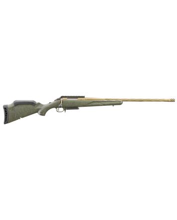 Ruger 46943 American Predator Gen II 30-06 Springfield 4+1 22" Burnt Bronze Cerakote Threaded Barrel, Picatinny Rail Steel Receiver, Green Splatter Adjustable Synthetic Stock