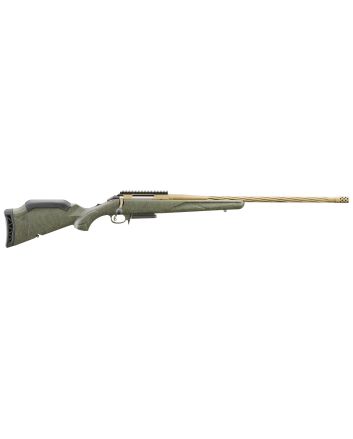 Ruger 46947 American Predator Gen II 7mm PRC 3+1 22" Burnt Bronze Cerakote Threaded Barrel, Picatinny Rail Steel Receiver, Green Splatter Adjustable Synthetic Stock