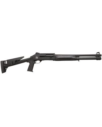 Chiappa Firearms 930.386 601 DPS Full Size Frame 12 Gauge Semi-Auto 3" 5+1 18.50" Black Steel Barrel, Black Picatinny Rail Aluminum Receiver, Black Fixed Synthetic Stock, Black Rubber Grip
