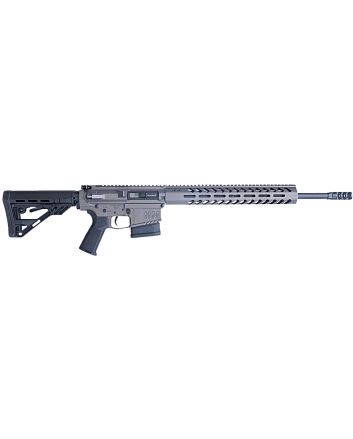 HM Defense HM1065 Avenger6.5 Creedmoor 10+1 20" Black Cerakote Match Grade Barrel, Tungsten Gray Cerakote 14" Picatinny Rail Aluminum Receiver, Black Synthetic Mil-Spec HM Stock, Black Polymer Grip