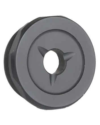 Jk Armament JK155PROEC30 155 Pro Flash Reducer End Cap 30 Cal 1.375"x24 Ti6AL4V Titanium Black