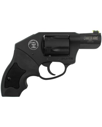 Charter Arms 53711 Undercover Lite Off Duty 38 Special 5rd 2" Black Barrel, Cylinder &amp; Aluminum Frame, Black Rubber Grip, Concealed Hammer
