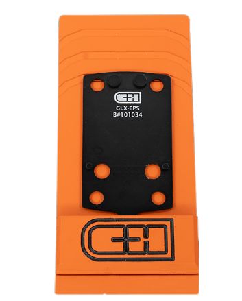 C&amp;h Precision GLXEPS V4 MIL/LEO AdapterBlack Anodized Holosun EPS Pattern Footprint