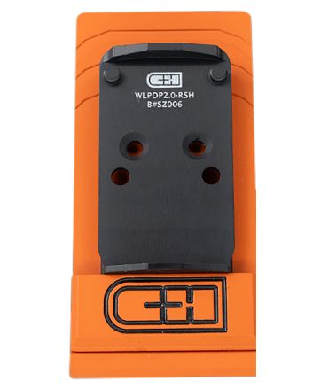 C&amp;h Precision WLPDP2.0RSH Walther DEFENSE PDP 2.0Black Anodized Trijicon/Holosun Pattern Footprint