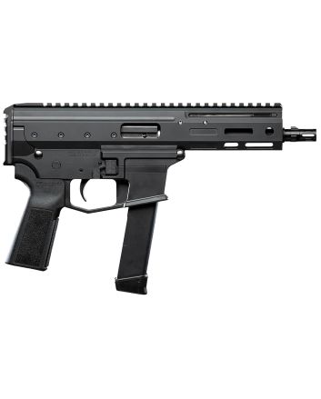 Angstadt Arms AAMDP29P06 MDP-927+1 6" Black Melonite Threaded Barrel Black Cerakote Black Polymer Grips