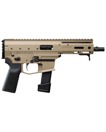Angstadt Arms AAMDP29PF6 MDP-927+1 6" Black Melonite Threaded Barrel Flat Dark Earth Cerakote Black Polymer Grips