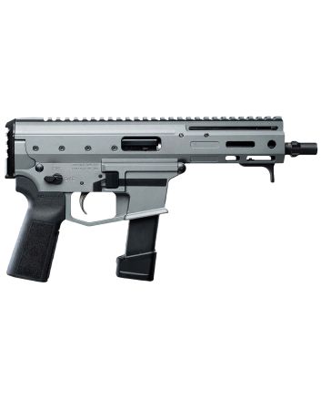 Angstadt Arms AAMDP29PG6 MDP-927+1 6" Black Melonite Threaded Barrel Tactical Gray Cerakote Black Polymer Grips