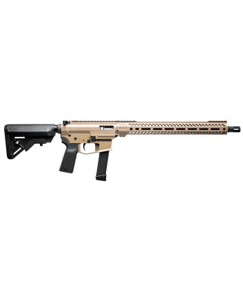Angstadt Arms AAUDP09RFR UDP-99mm Luger 15+1 16" Black Melonite Threaded Barrel, Flat Dark Earth Cerakote Picatinny Rail Aluminum Receiver, 15" M-LOK Handguard, Black Synthetic B5 Bravo Stock