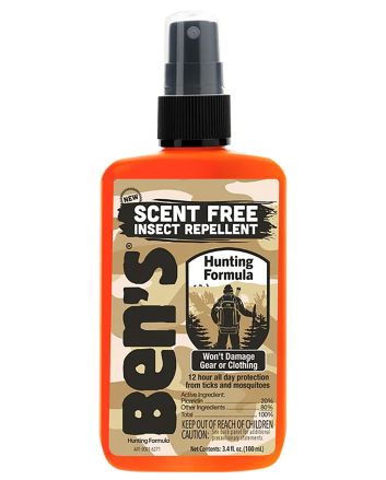 Adventure Medical Kits 00067366 Ben's Hunting Formula Unscented 3.40oz Spray Repels Mosquitos/Ticks Effective Up to 12 hrs