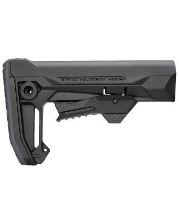 Strike Industries STRIKEESMOD2BK MOD2 Rifle Stock Black Polymer Compatible w/ AR Style Buffer Tubes