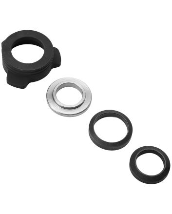 Strike Industries BSOPPRESSORUBASE Oppressor Universal 3-Lug QD Base SetBlack/Silver 1/2" &amp; 5/8" Threaded Barrels