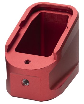 Strike Industries EMPALG17RED Extended Mag PlateFits Glock G17 Fits Glock G22 Red 6061 T-6 Aluminum