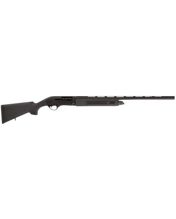 Escort HEPS41280501 PSFull Size 410 Gauge Semi-Auto 3" 4+1 28" Black Vent Rib Barrel, Black Anodized Grooved Aluminum Receiver, Adjustable Black Synthetic Stock