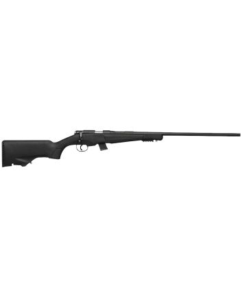 Escort HE22LR2502BK Escort22 LR 10+1 25" Black Threaded Barrel, Black Grooved Steel Receiver, Black Synthetic Fixed Stock