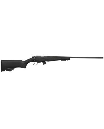 Escort HE22LR1802BK Escort22 LR 10+1 18" Black Threaded Barrel, Black Grooved Steel Receiver, Black Synthetic Fixed Stock