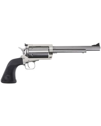 Magnum Research BFR303076 BFR30-30 Win 6rd 7.50" Stainless Rifled Steel Barrel, Brushed Stainless Cylinder, Stainless Steel Frame, Black Hogue Rubber Grip, Exposed Hammer