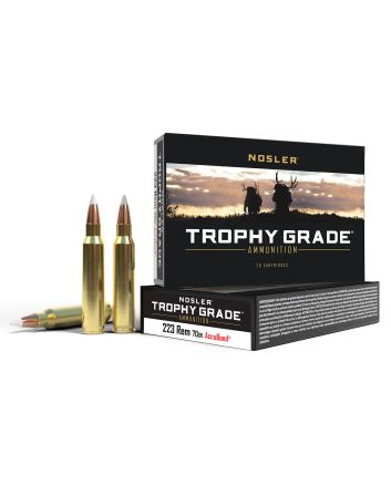 Nosler 61036 Match Grade223Rem 70gr Soft Point 20 Per Box/20 Case