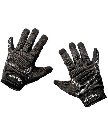 Black Rain Ordnance TACTGLOVEBLK/GRYS Tactical GlovesBlack/Gray Small Velcro