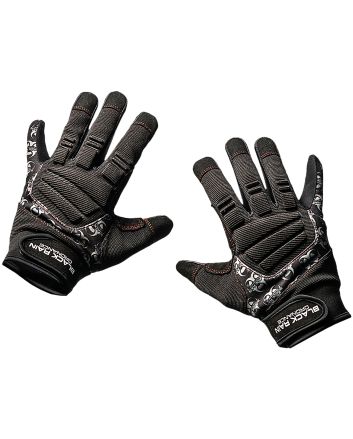 Black Rain Ordnance TACTGLOVEBLK/GRYL Tactical GlovesBlack/Gray Large Velcro