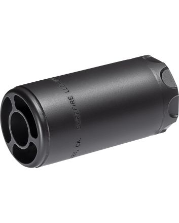 SureFire WARDEN1/2-28-BK Warden5.56mm/7.62mm 1/2"x28 Stainless Steel Black Cerakote