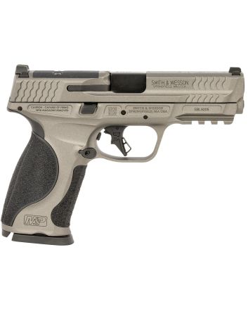 Smith &amp; Wesson 14161 M&amp;P M2.0Full Size Frame 9mm Luger 10+1 4.63" Black Steel Barrel, Gray Optic Cut/Serrated Steel Slide, Gray Aluminum Frame w/Picatinny Rail, Black Polymer Grip