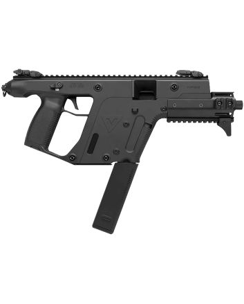 Kriss USA KV90PBL30 Vector Enhanced SDP Gen2 9mm Luger 40+1 6.50" Black Nitride Threaded Barrel, Black Picatinny Rail, MK5M Modular Rail, Black Polymer Grip, Glock Magazine Compatible