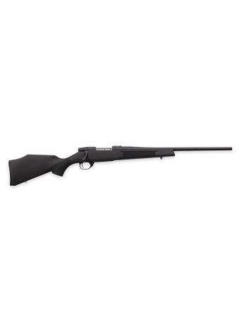 Weatherby VYT65CMR0T Vanguard Synthetic Compact 6.5 Creedmoor 4+1 20" Matte Blued #1 Threaded Barrel, Matte Blued Drilled &amp; Tapped Steel Receiver, Black Adjustable Synthetic Stock