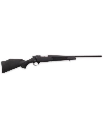 Weatherby VYT7M8RR0T Vanguard Synthetic Compact 7mm-08 Rem 5+1 20" Matte Blued #1 Threaded Barrel, Matte Blued Drilled &amp; Tapped Steel Receiver, Black Adjustable Synthetic Stock