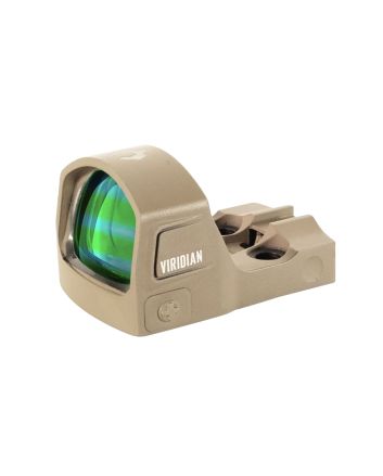 Viridian 9810143 RFX15Flat Dark Earth 1 x 17 mm x 24 mm 3 MOA Green Dot Shield/Picatinny