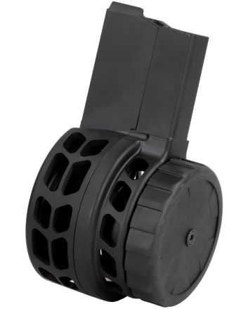 WARRIOR SYSTEMS MFG CO W15ABSK1 Warrior Skeletonized 50rd 5.56x45mm Fits AR-15 Armor Black Aluminum