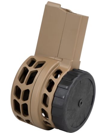 WARRIOR SYSTEMS MFG CO W15FDESK1 Warrior Skeletonized 50rd 5.56x45mm Fits AR-15 Flat Dark Earth Aluminum