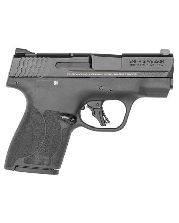 Smith &amp; Wesson 14203 M&amp;P Shield PlusMicro-Compact Frame 9mm Luger 10+1 3.10" Black Armornite Steel Barrel &amp; Serrated Slide, Black Polymer Frame, Black Polymer Grip, Thumb Safety