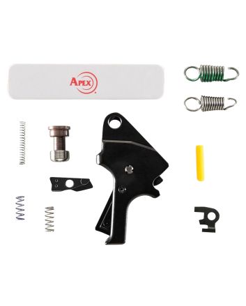 Apex Tactical 10027BLK Flat Face Forward Set Trigger Kit Black Compatible w/ M&amp;P 2.0