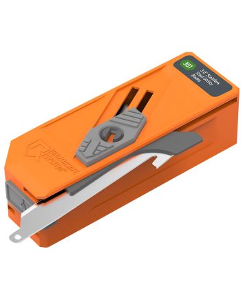 Outdoor Edge RR30D12C Blade DispenserBlaze Orange, 12 Drop Point 3" 420J2 SS Blades