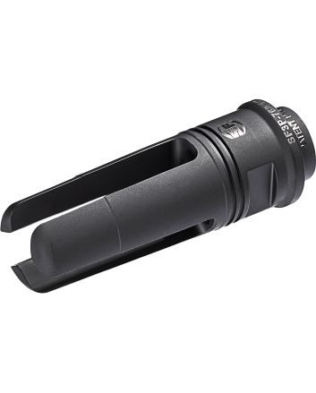 SureFire SF3P7625824 SOCOM 3-Prong Flash Hider Black DLC Stainless Steel with 5/8"-24 tpi Threads &amp; 2.60" OAL for 7.62mm AR-10