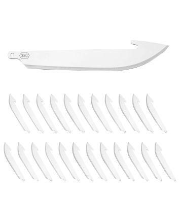 Outdoor Edge RR3524 Replacement Blades 350 24 Blades, Drop Point 3.50" 420J2 SS Blade
