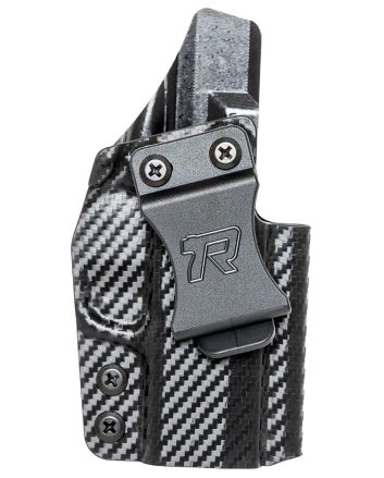 Rounded Gear GLKG43CFRHVAR KydexIWB Black Kydex Fits Glock 43 Belt Clip Right Hand