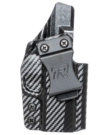 Rounded Gear SFAHELLCATCFRHVAR KydexIWB Black Kydex Fits Springfield Hellcat Belt Clip Right Hand