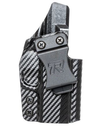 Rounded Gear SFAHELLCATPROCFRHVAR KydexIWB Black Kydex Fits Springfield Hellcat Pro Belt Clip Right Hand