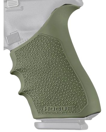 Hogue 17021 Grip Sleeve Handall Beavertail OD Green Rubber