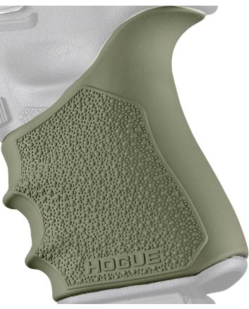 Hogue 17041 Grip Sleeve Handall Beavertail OD Green Rubber