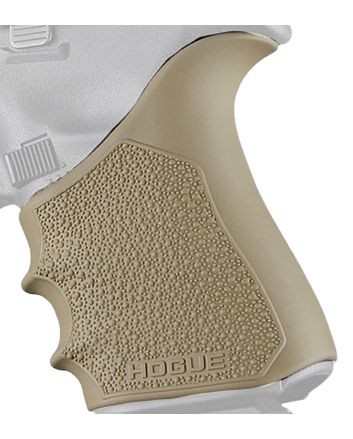 Hogue 17053 Grip Sleeve Handall Beavertail Flat Dark Earth Rubber