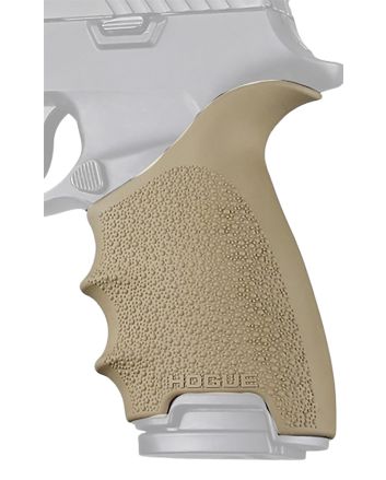 Hogue 17603 Grip Sleeve Handall Beavertail Flat Dark Earth Rubber Fits Sig Sauer P320 Full Size