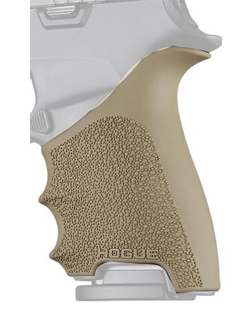 Hogue 17613 Grip Sleeve Handall Beavertail Flat Dark Earth Rubber Fits Sig Sauer P320 Compact