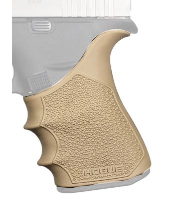 Hogue 18213 Grip Sleeve Handall Beavertail Flat Dark Earth Rubber