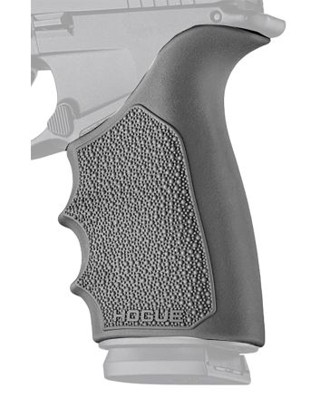 Hogue 18522 Grip Sleeve Handall Beavertail Slate Gray Rubber