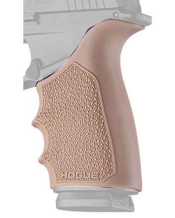 Hogue 18523 Grip Sleeve Handall Beavertail Flat Dark Earth Rubber