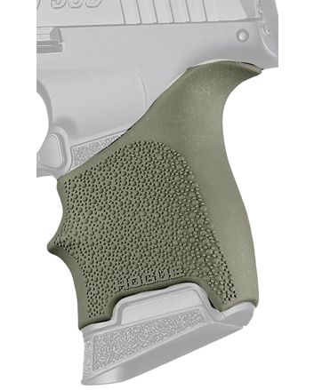 Hogue 18701 Grip Sleeve Handall Beavertail OD Green Rubber